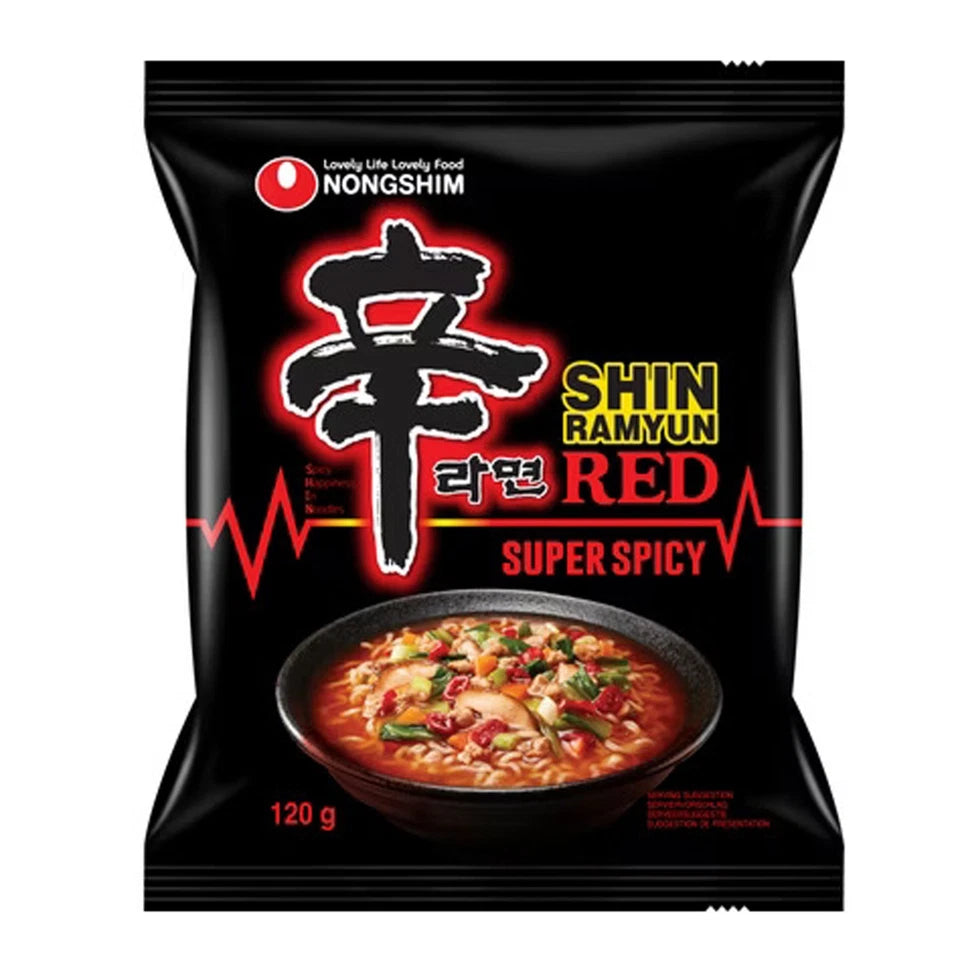 Nongshim - Shin Red Super Spicy Instant Nudelsuppe- 120g