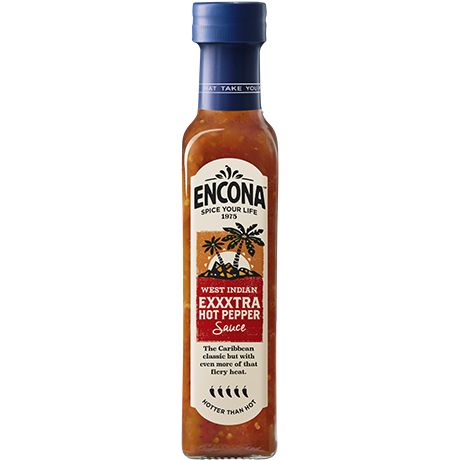 142ml /150g ENCONA Extra Scharfe Chilisauce West Indian Extra Hot Pepper Sauce