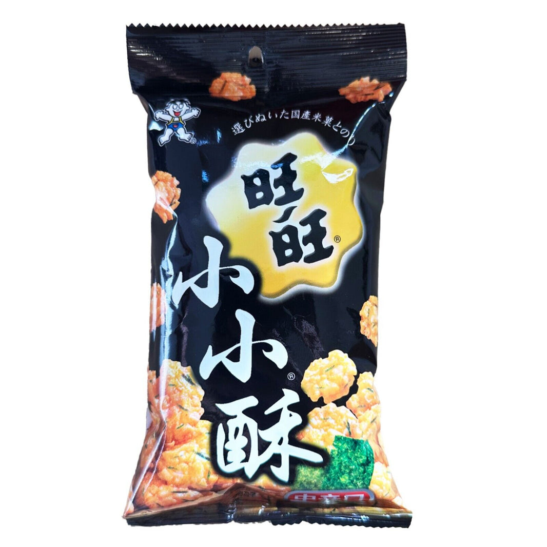 Want Want - Pikante Mini-Reis Cracker mit Seetang - 60g