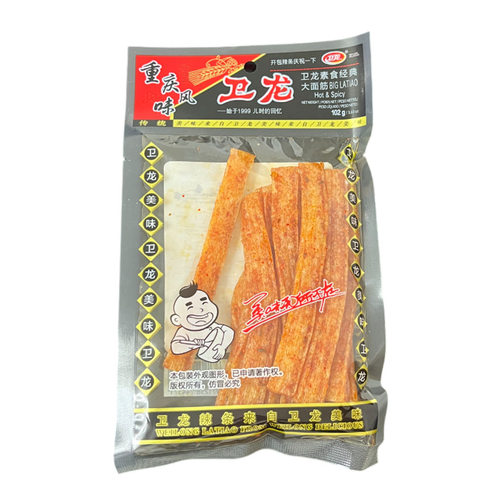 Weilong - süß scharfe Glutensnacks - 102g