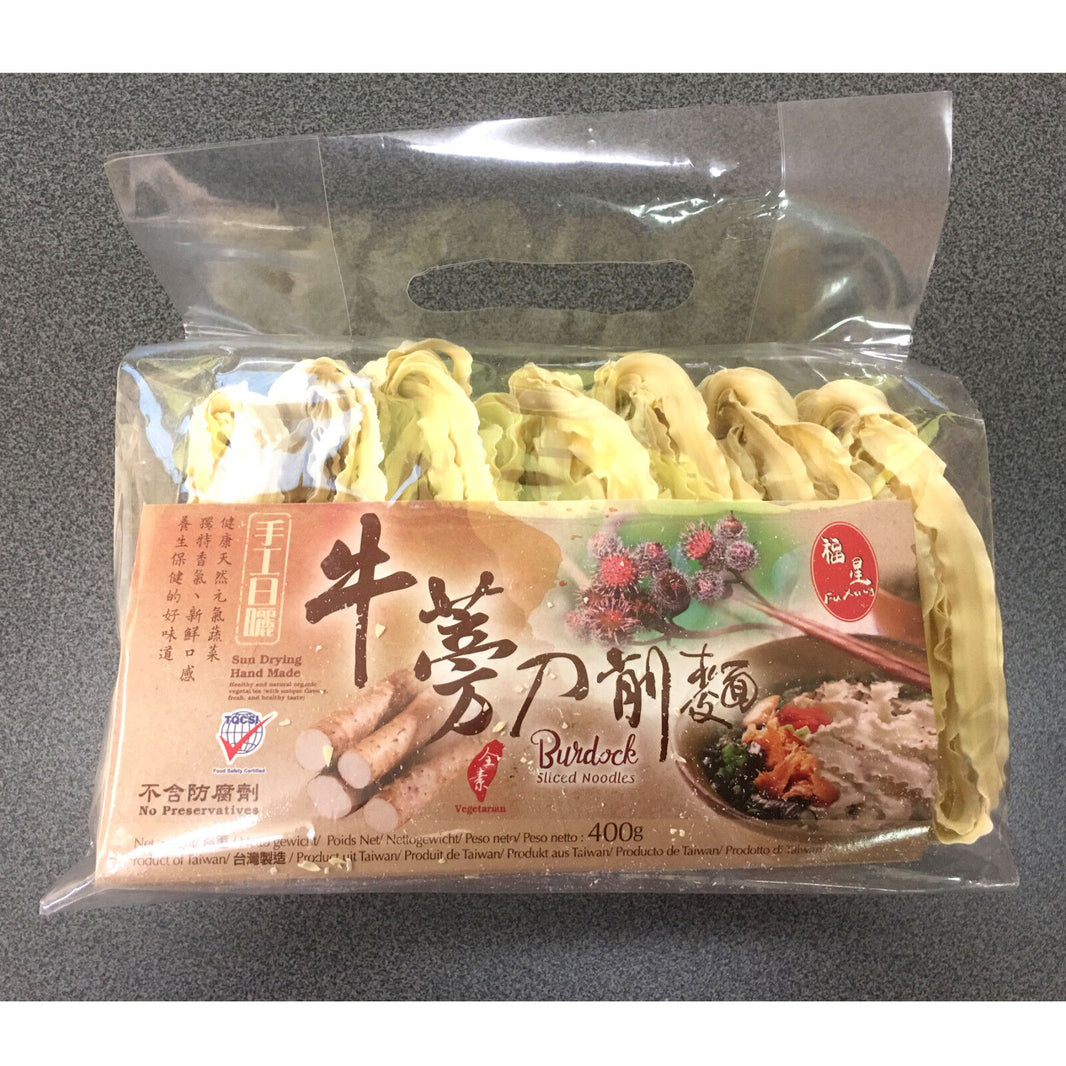 400g Handgemachte Sonnengetrocknete Weizennudeln Fuxing Brand Burdock Sliced