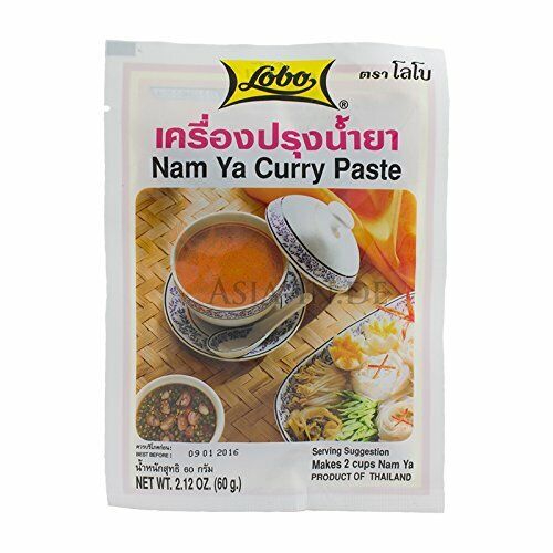 60g Nam Ya Curry Paste Lobo Nam Ya Curry Paste Gewürzpaste Thailand