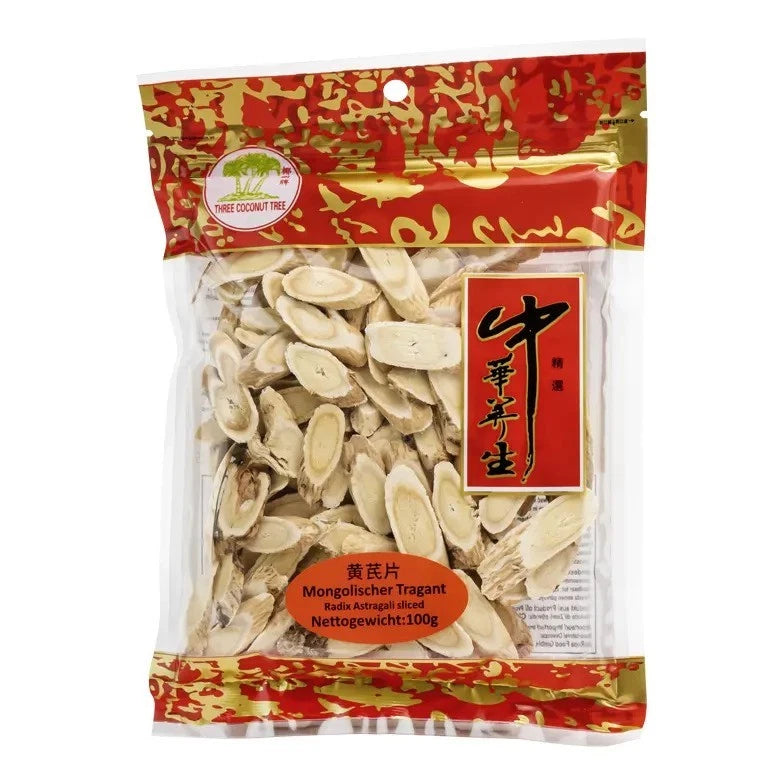 Three Coconut Tree - mongolischer Tragant getrocknet Scheiben - 100g