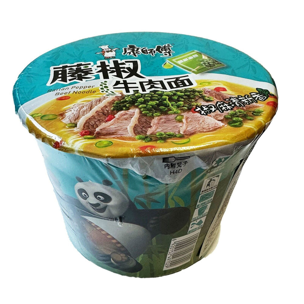 Meister Kong - grüner Sichuan-Pfeffer Beef Instantnudeln - 107g BOWL