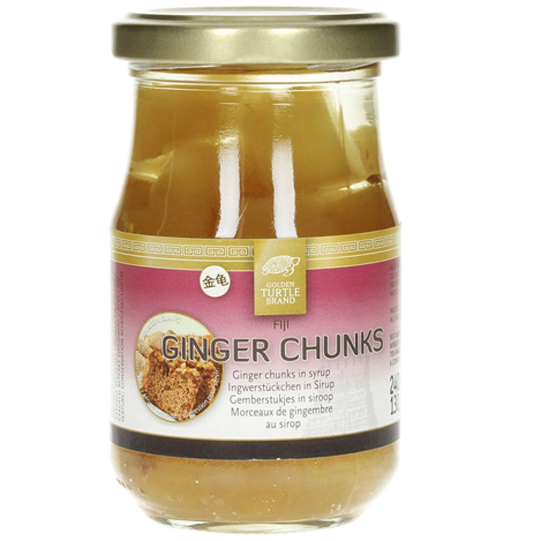 Golden Turtle - Ingwerstückchen in Sirup - 240g