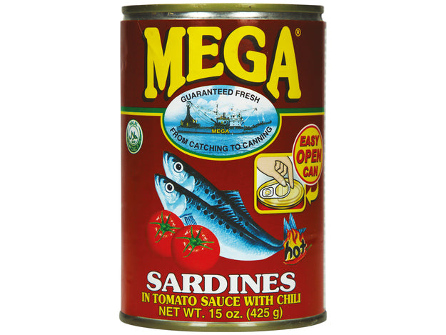 Mega - Sardinen in Tomaten Sauce Chili - 425g