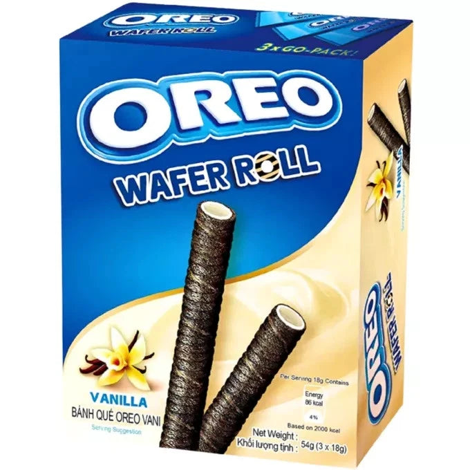 Oreo - Waffelrolle Vanille - 54g