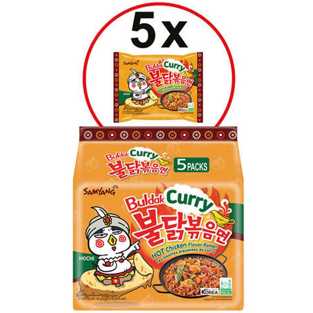 Samyang - Curry Buldak Instantnudeln- 5x140g