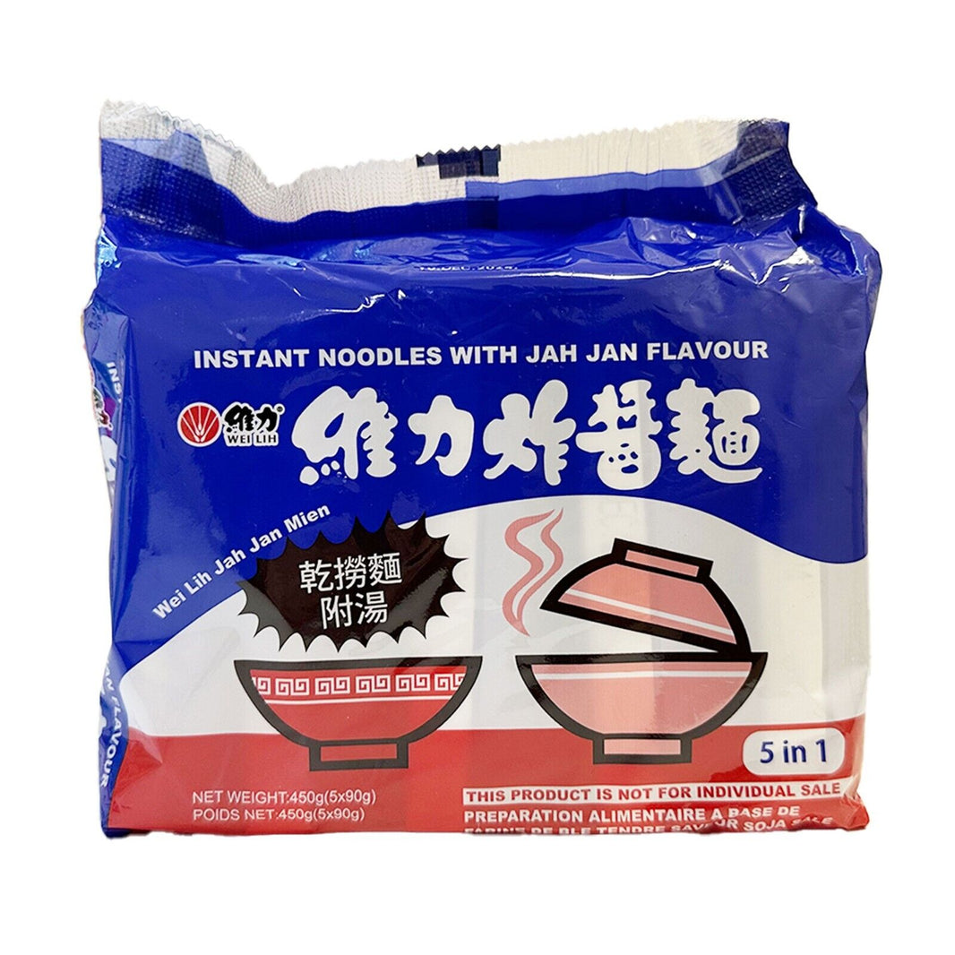 Wei Lih - Instantnudeln Jah Jan Mien - 5x90g