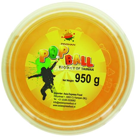 Pinshan 950g Pop Ball / Boba Passionsfrucht Geschmack