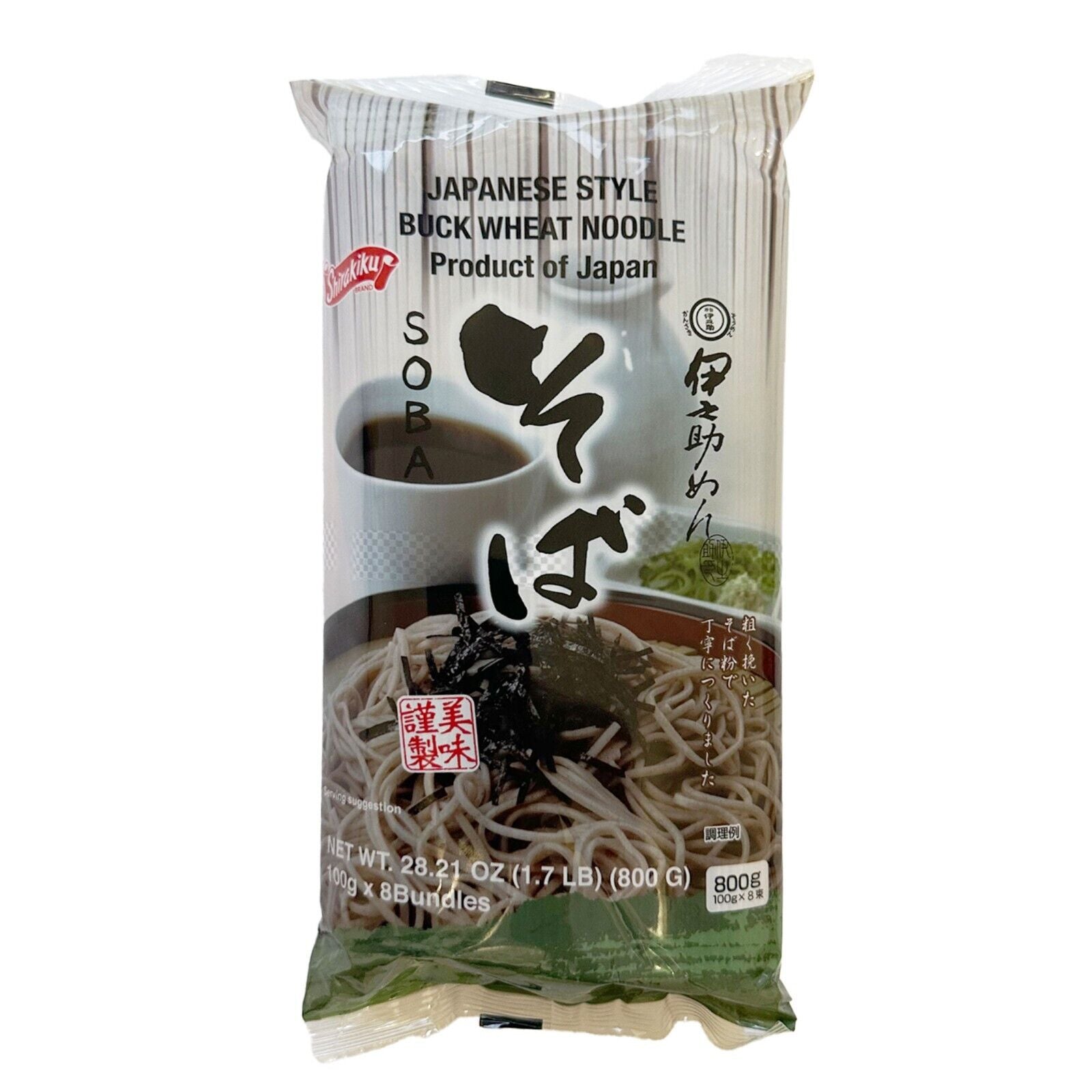 Shirakiku - japanische Buchweizen Nudeln - 800g Shirakiku - japanische Buchweizen Nudeln - 800g