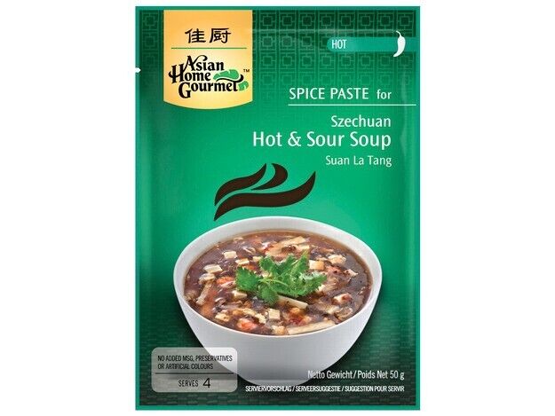 Asian Home Gourmet - Szechuan Scharf & Saure Suppenpaste - 50g