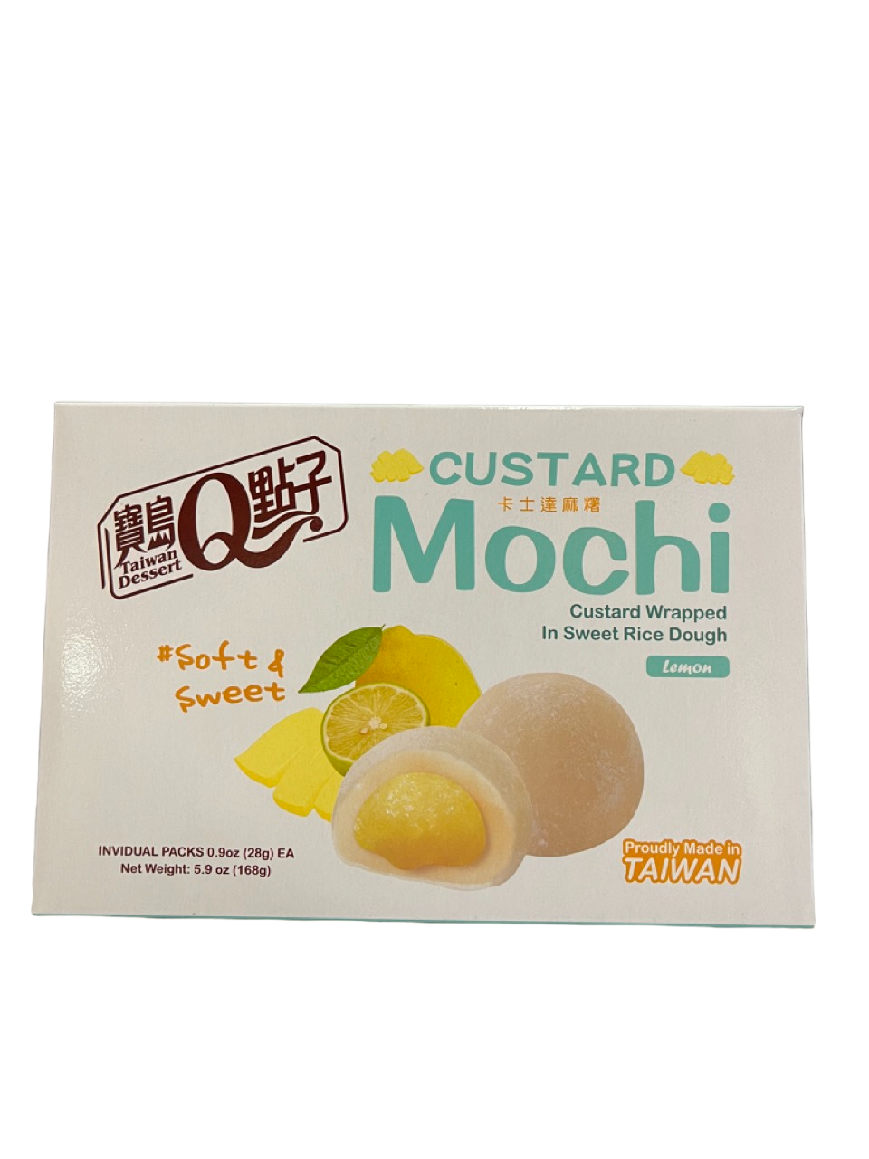 Taiwan Dessert - Custard Mochi Zitrone - 168g