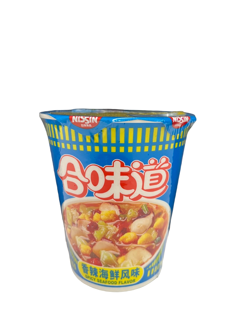 NISSIN Cup Instantnudeln scharfe Meerechesfrüchte Geschmack 74g