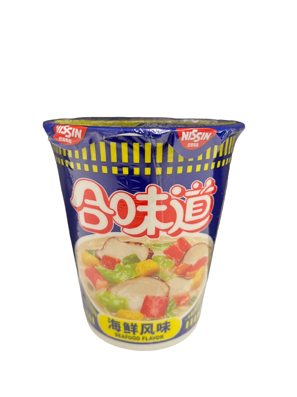 NISSIN Cup Instantnudeln Meeresfrüchte Geschmack 76g