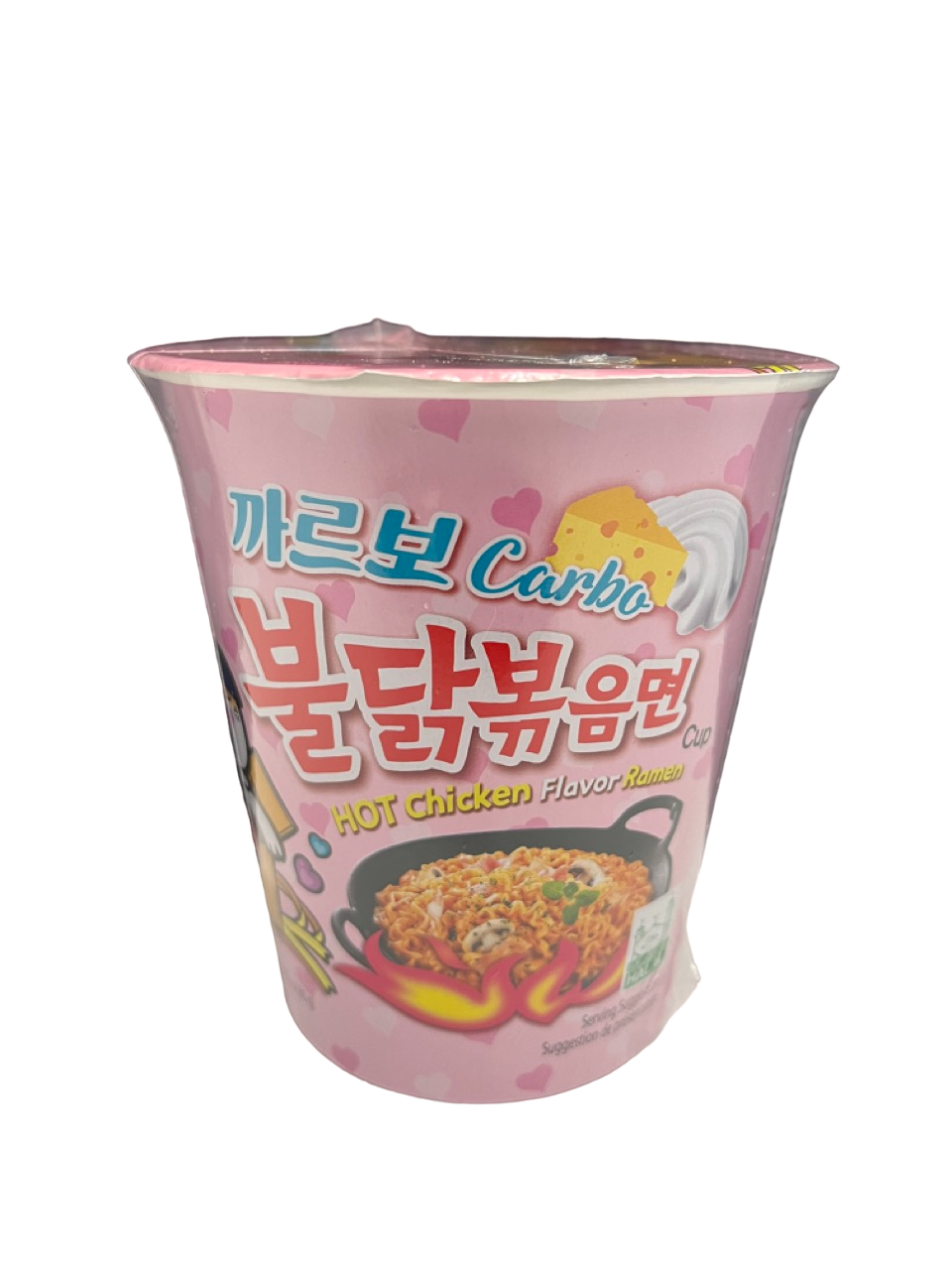 Samyang - Hot Chicken Carbonara Instantnudeln Cup - 80 g