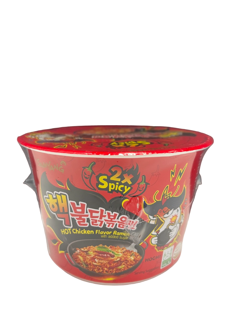 Samyang - Scharfes Chicken Ramen 2x Spicy in Schüssel - 105g