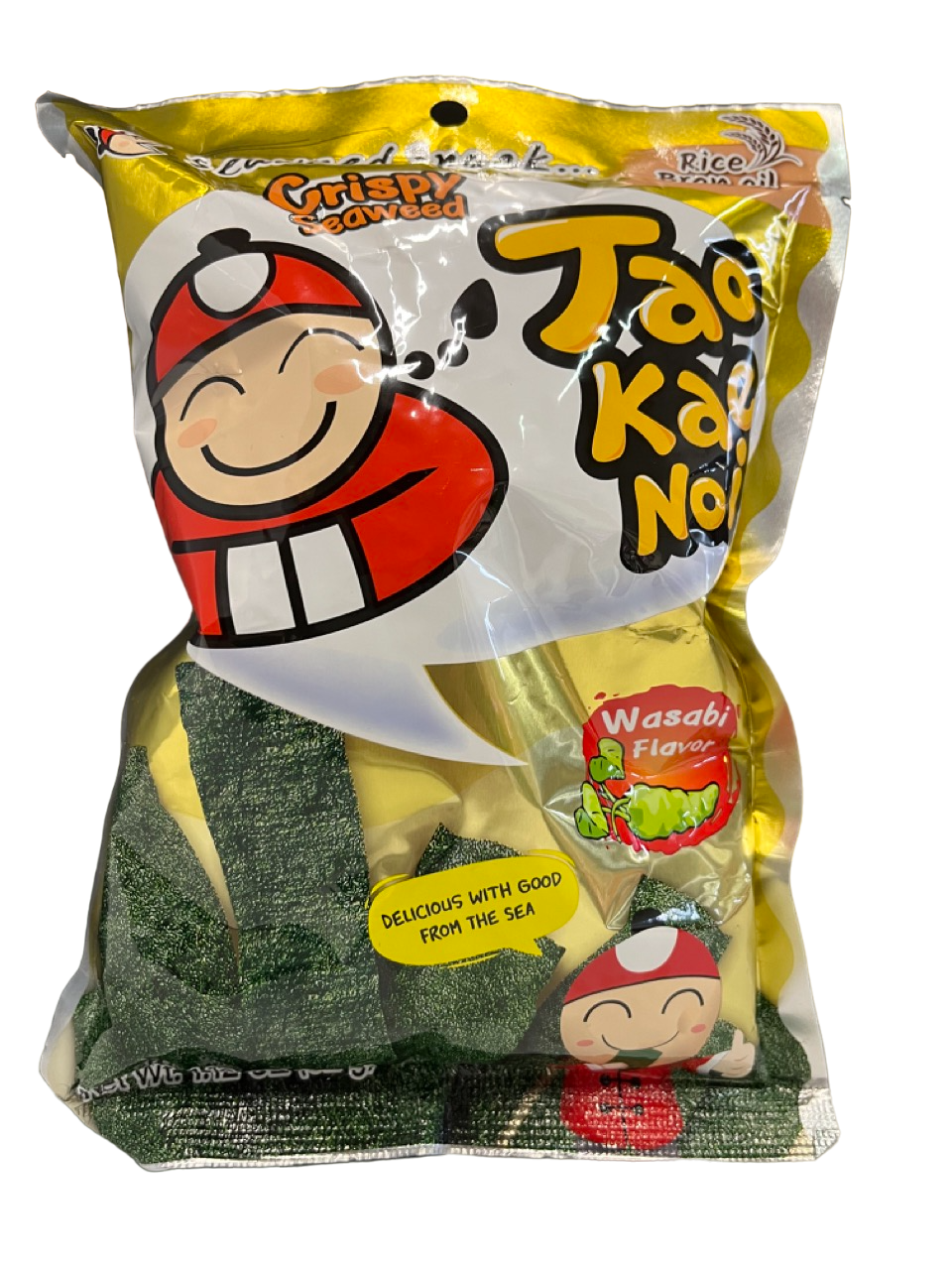 Tao Kae Noi - Knuspriger Algen Snack Wasabi Gelb - 32g