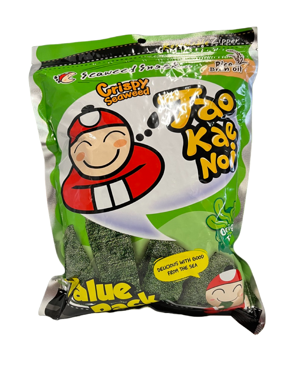 Tao Kae Noi - Knuspriger Algen Snack original Grün - 59g