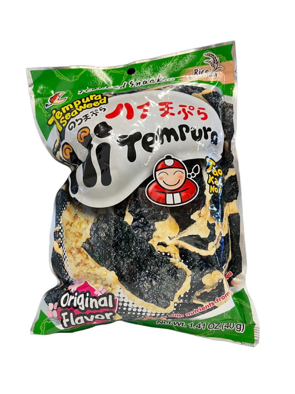 Tao Kae Noi - Tempura Seetangblätter Original Grün - 40g