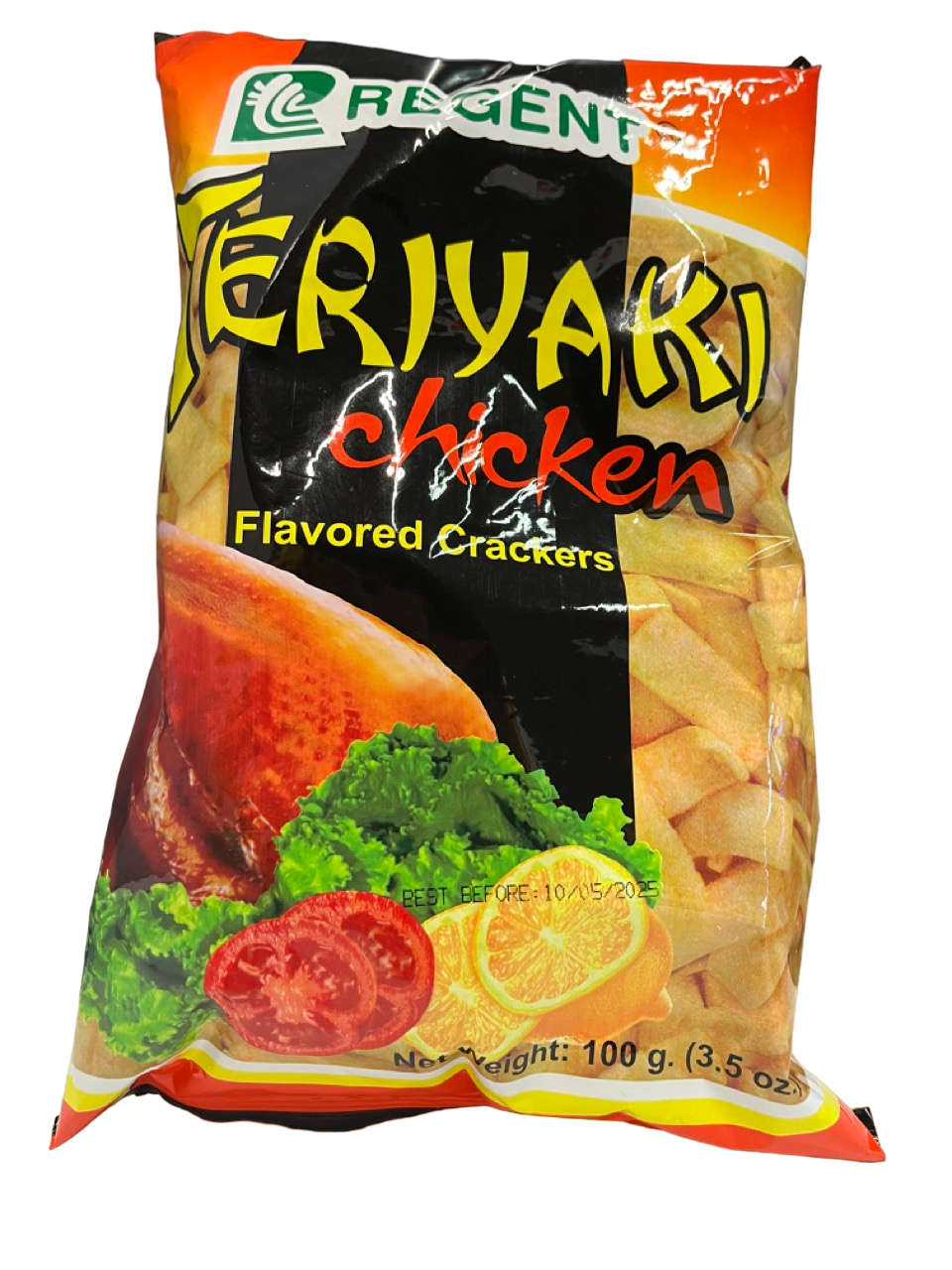 Regent – Teriyaki Chicken Flavored Crackers – 100g