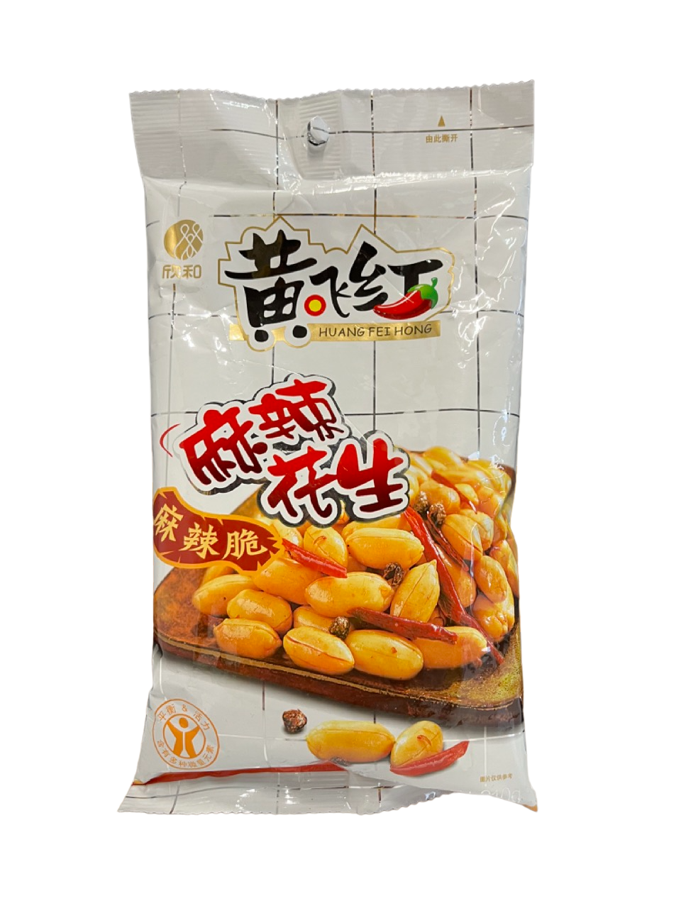 Huang Fei Hong - sehr scharfe Erdnüsse - 210g Huang Fei Hong - sehr scharfe Erdnüsse - 210g