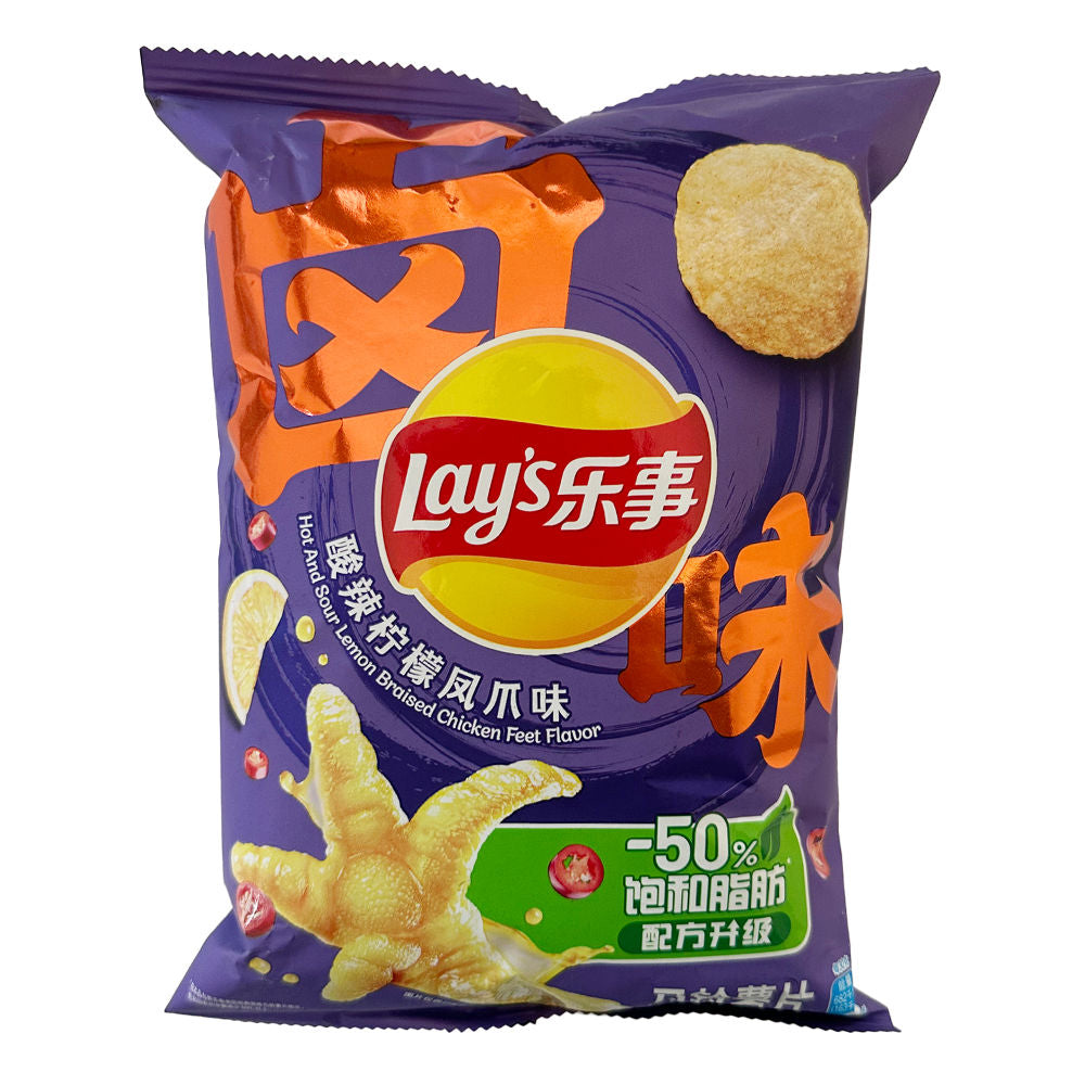 Lays - Kartoffelchips Zitrone Hühnchen Füße - 70g