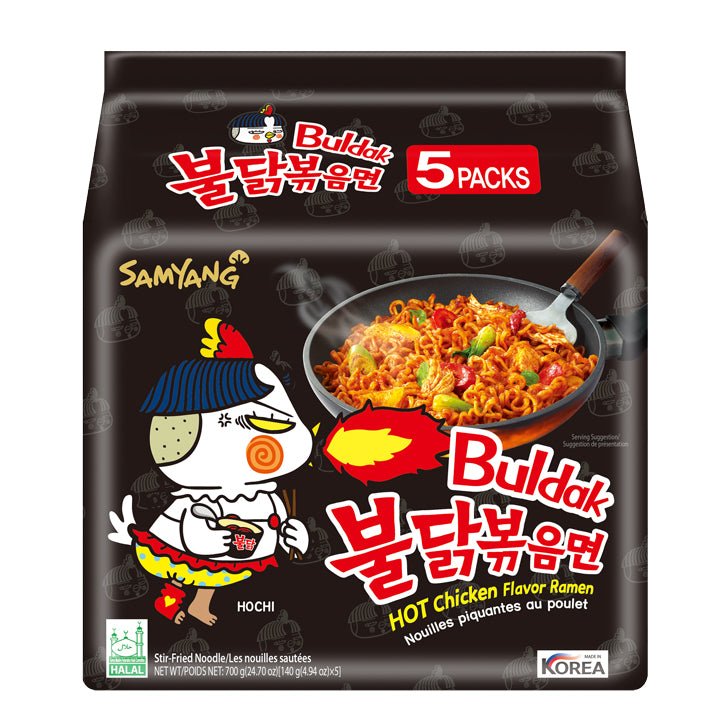 Samyang - Buldak Hot Chicken Instantnudeln - 5x140g