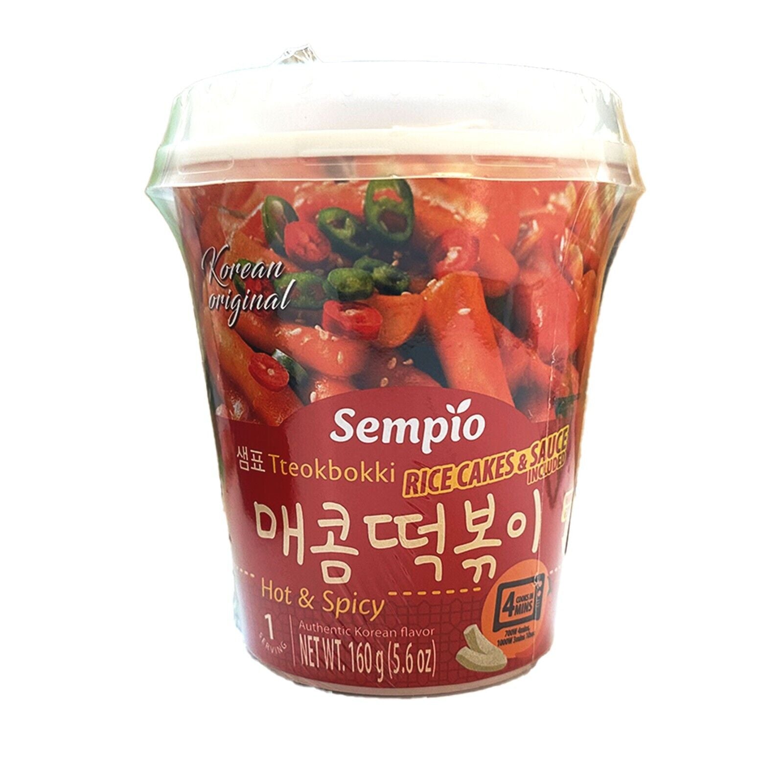 Sempio - Reiskuchen mit scharfer Sauce - 160g Sempio - Reiskuchen mit scharfer Sauce - 160g