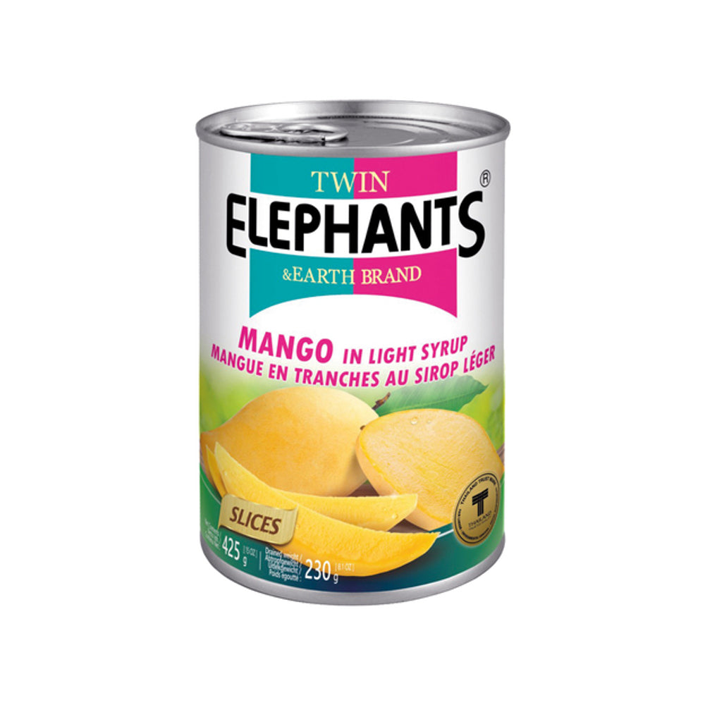 Twin Elephants - Mangoscheiben leicht gezuckert - 425g / ATG 230g