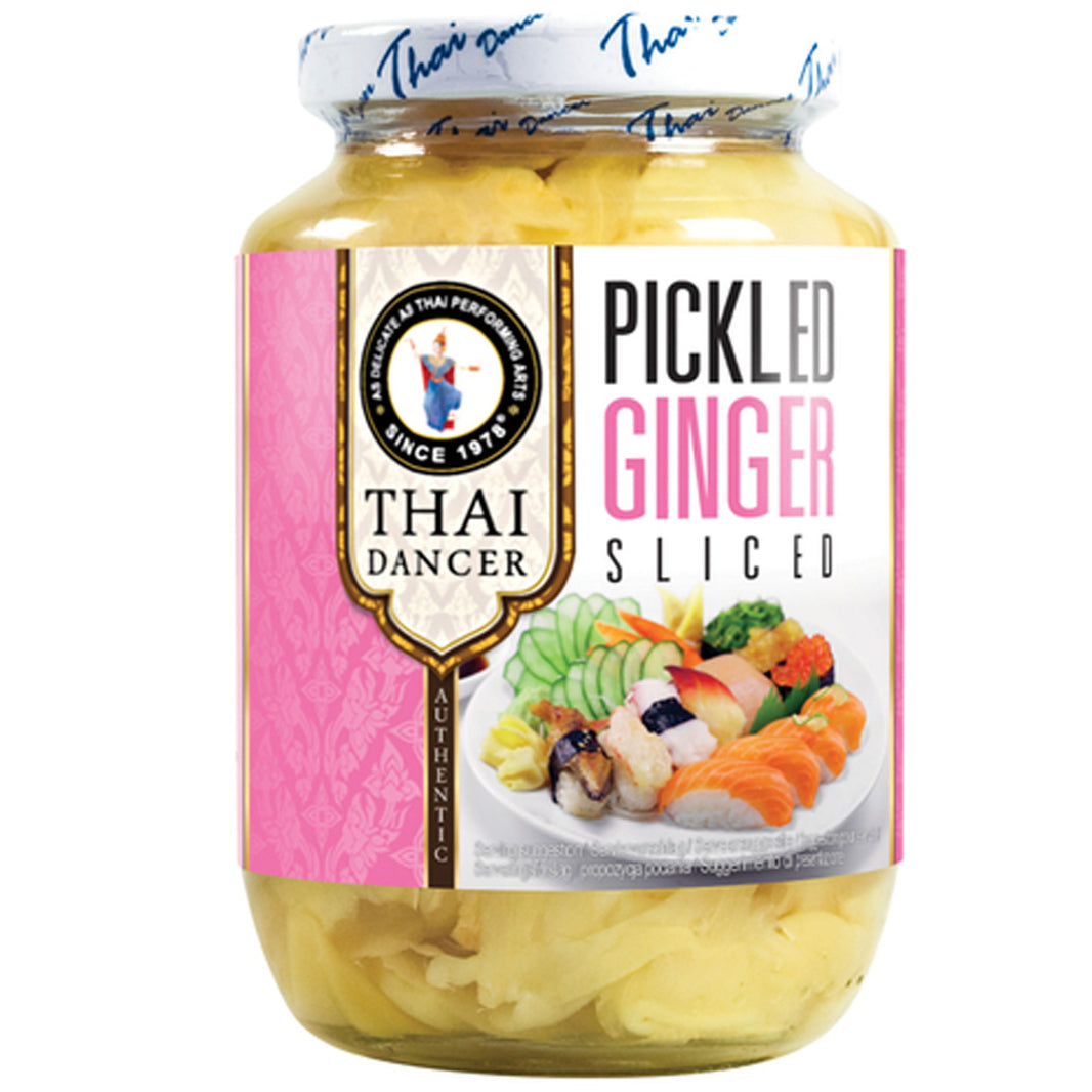454g / ATG255g Süss Sauer Eingelegter Sushi Ingwer in Scheiben Thai Dancer Pickled Ginger