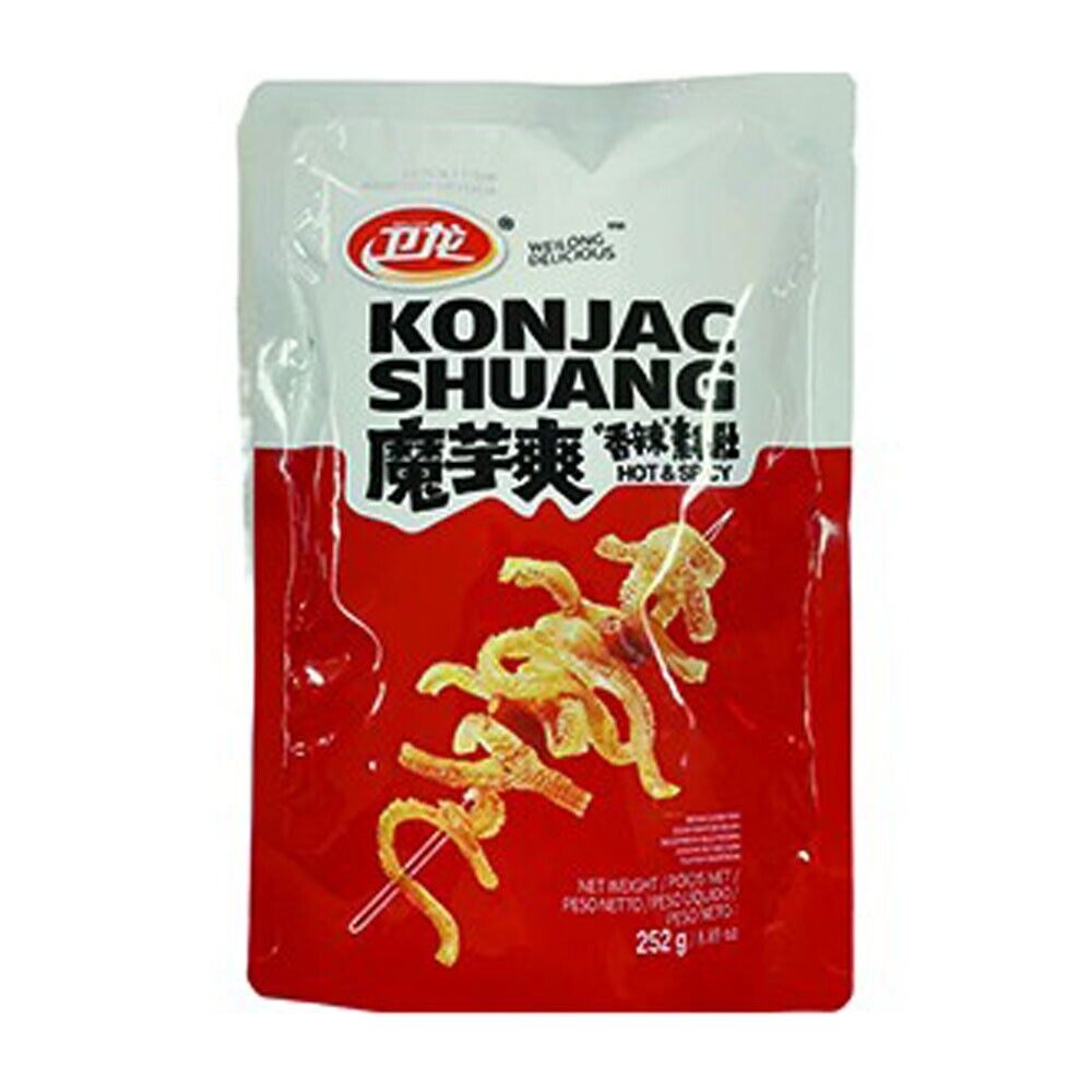 Weilong - Konjaksnacks mit würzigem Geschmack - 252g