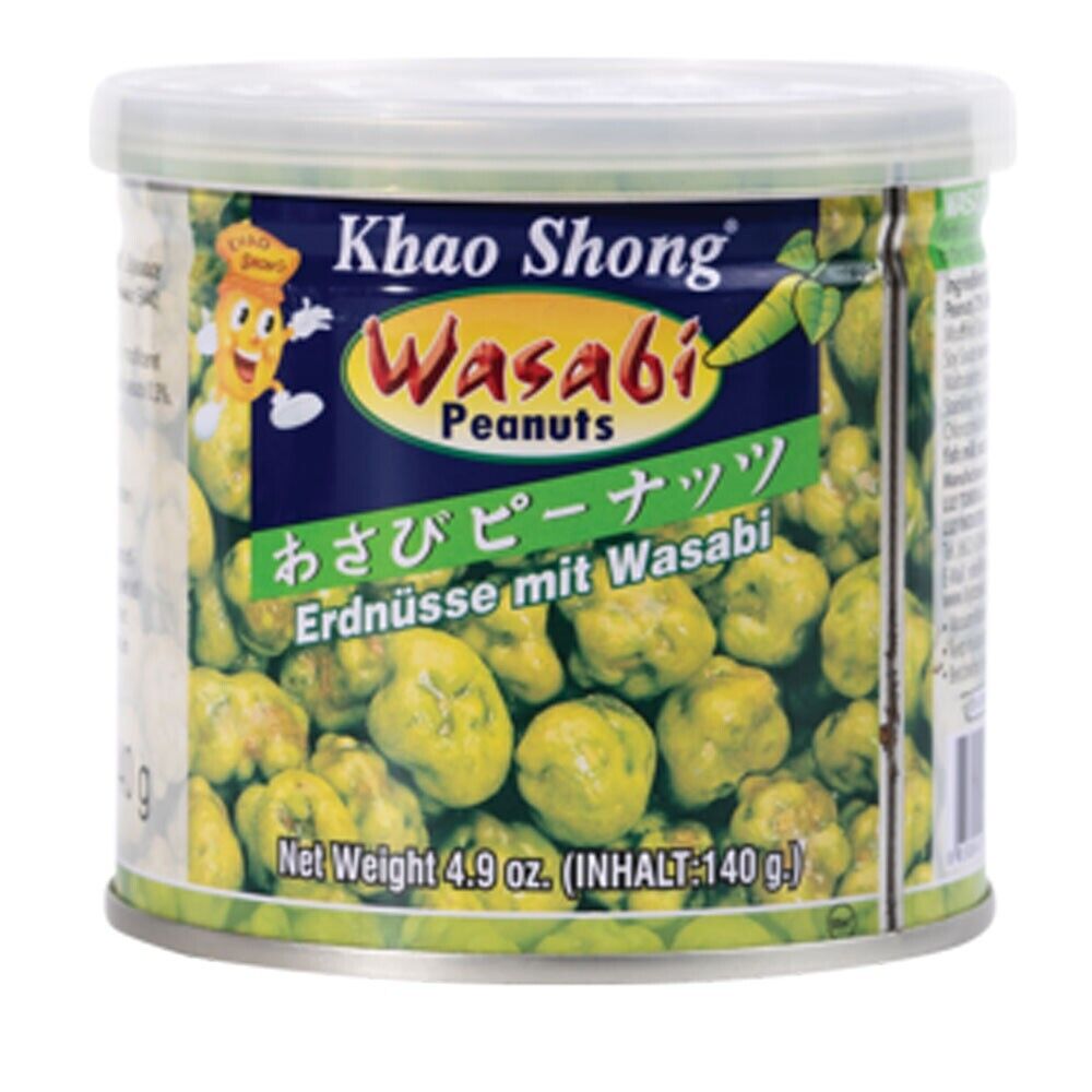 Khao Shong - Knusprige mit Wasabi ummantelte Erdnüsse - 140g