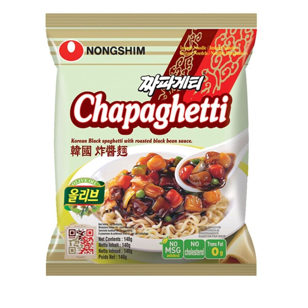 Nongshim - Chapagetti schwarze Bohnen Instantnudeln - 140g