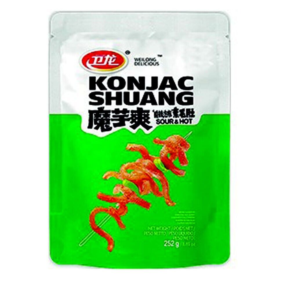 Weilong - Konjaksnacks sauer & scharf - 252g