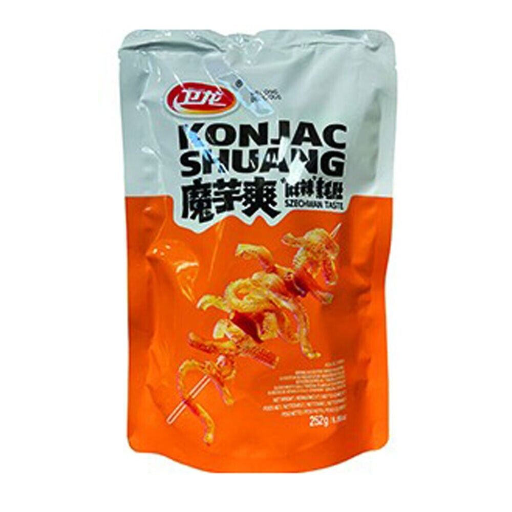 Weilong - Konjaksnacks Szechuan Art scharf - 252g