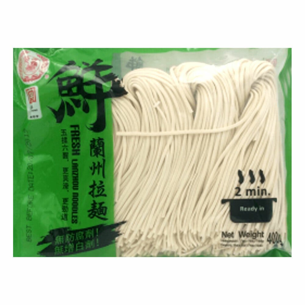 400g Süsse frische Lanzhou NudelnTime Honored  Fresh Lanzhou Noodles mit Kochwei