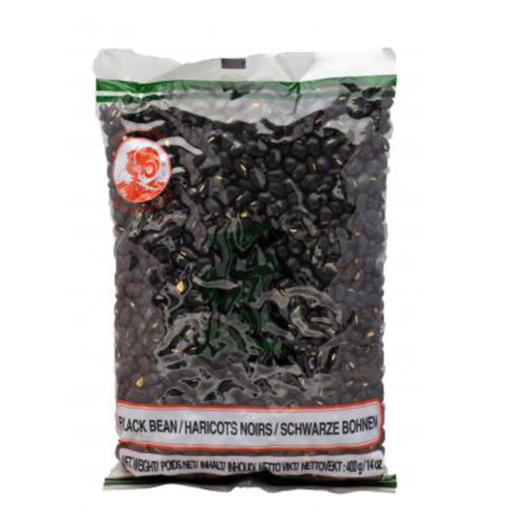 400g Getrocknete Schwarze Bohnen Cock Brand black Bean Haricot Noirs