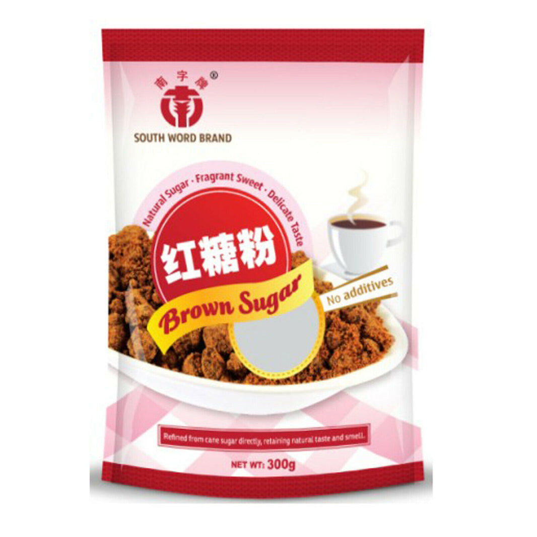 300g Brauner Zucker South Word Brown Sugar asiatischer Zucker für Süßspeisen