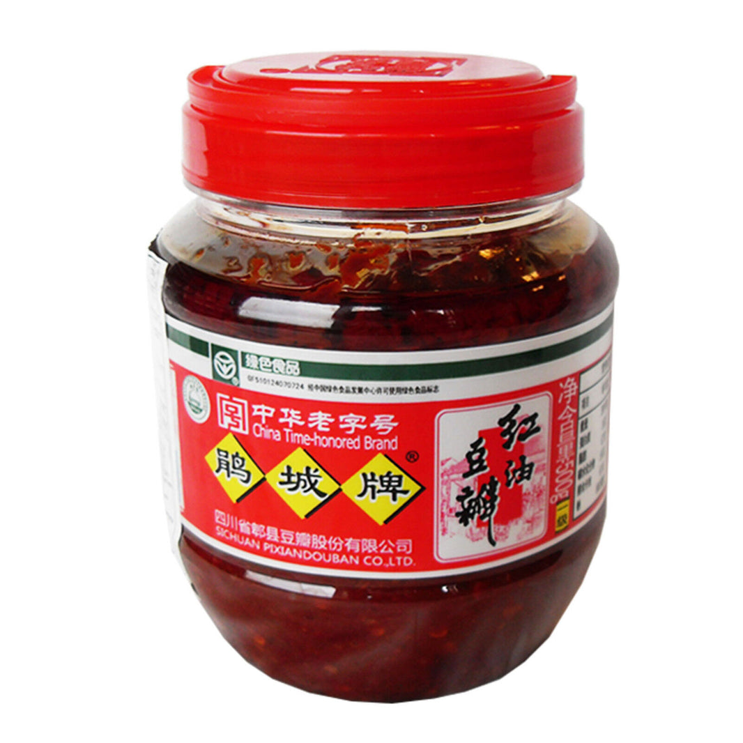 1200g Super Scharfe Chilisauce Hong You Douban Chilli Bean Sauce 59% Chili 1,2Kg