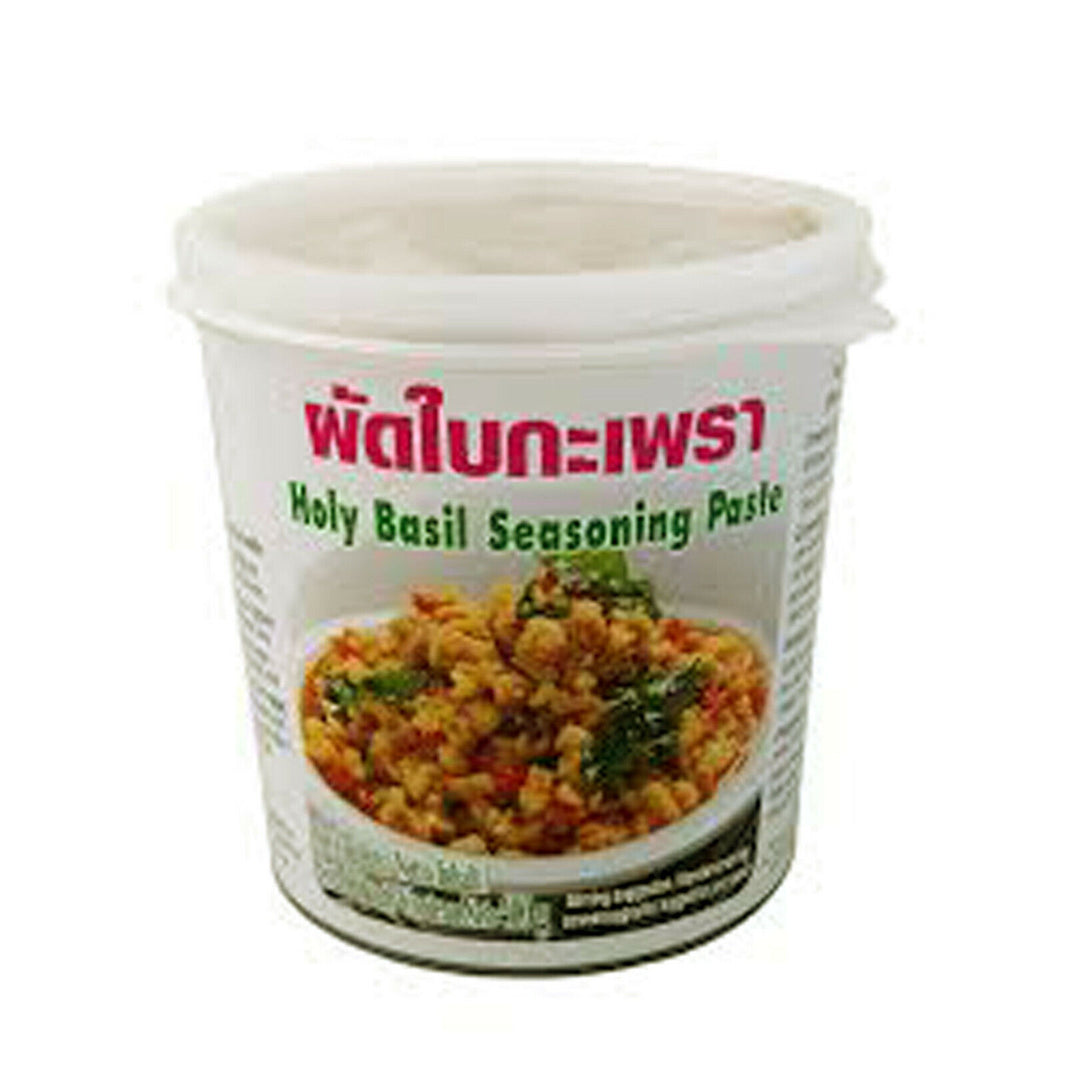 400g Scharfe Basilikumpaste Lobo Holy Basil Seasoning Paste Gewürzpaste Thailand