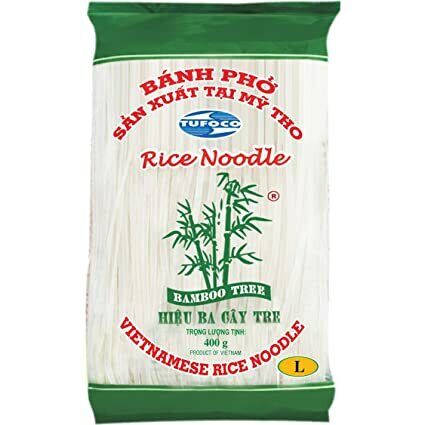 400g Vietnamesische Reis Nudeln 5mm Bánh Pho Rice Noodles Bamboo Tree