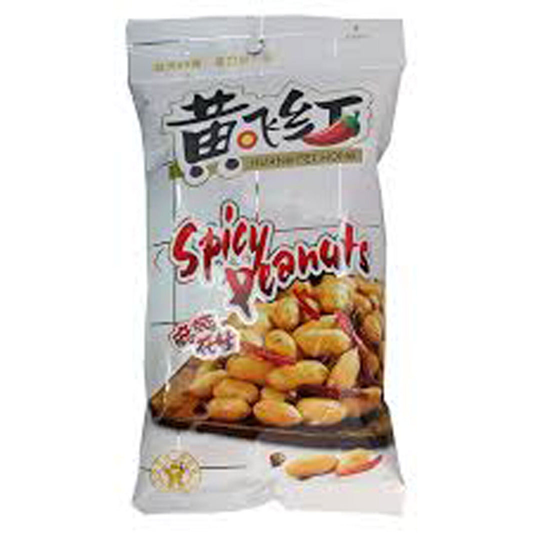 110g Sehr scharfe Erdnüsse mit Chili Huang Fei Hong Spicy Peanuts Chilli hot