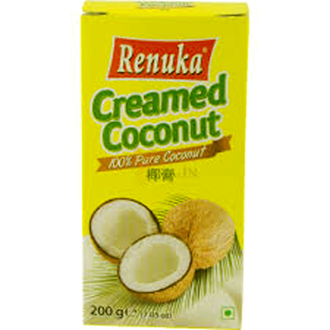 200g Reines Kokoscreme RENUKA 100% Pure Kokosnusscreme Kokoscreme Vegan Halal