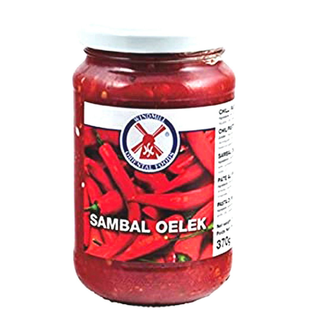 370g Sambal Oelek scharfe rote Chilipaste Windmill Chili Paste Chilli Paste