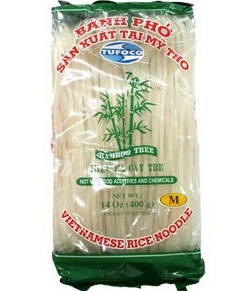 400g Vietnamesische Reis Nudeln 3 mm Bánh Pho Rice Vermicelli Bamboo Tree