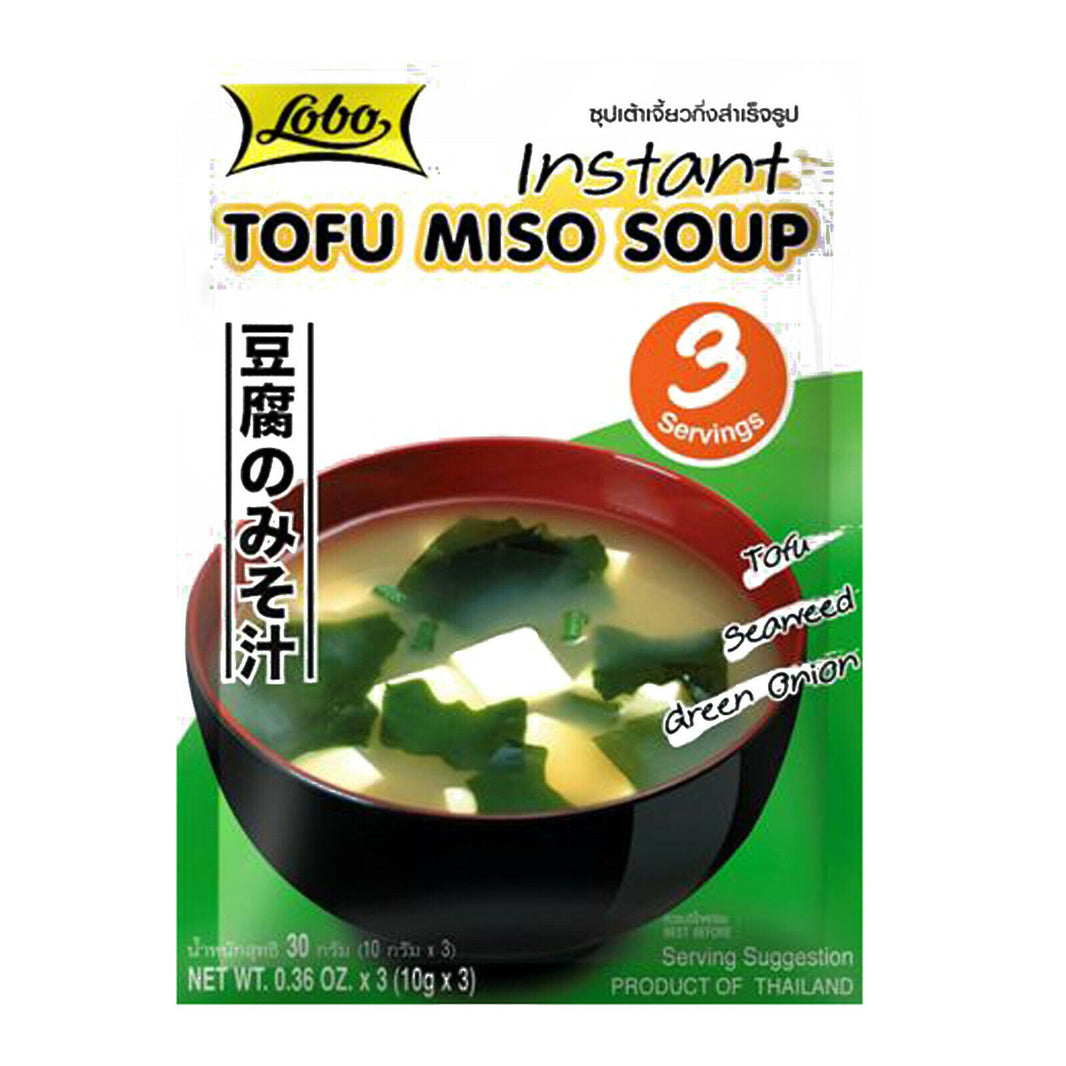 Lobo - Instant Tofu Miso Suppe für 3 Portionen - 30g