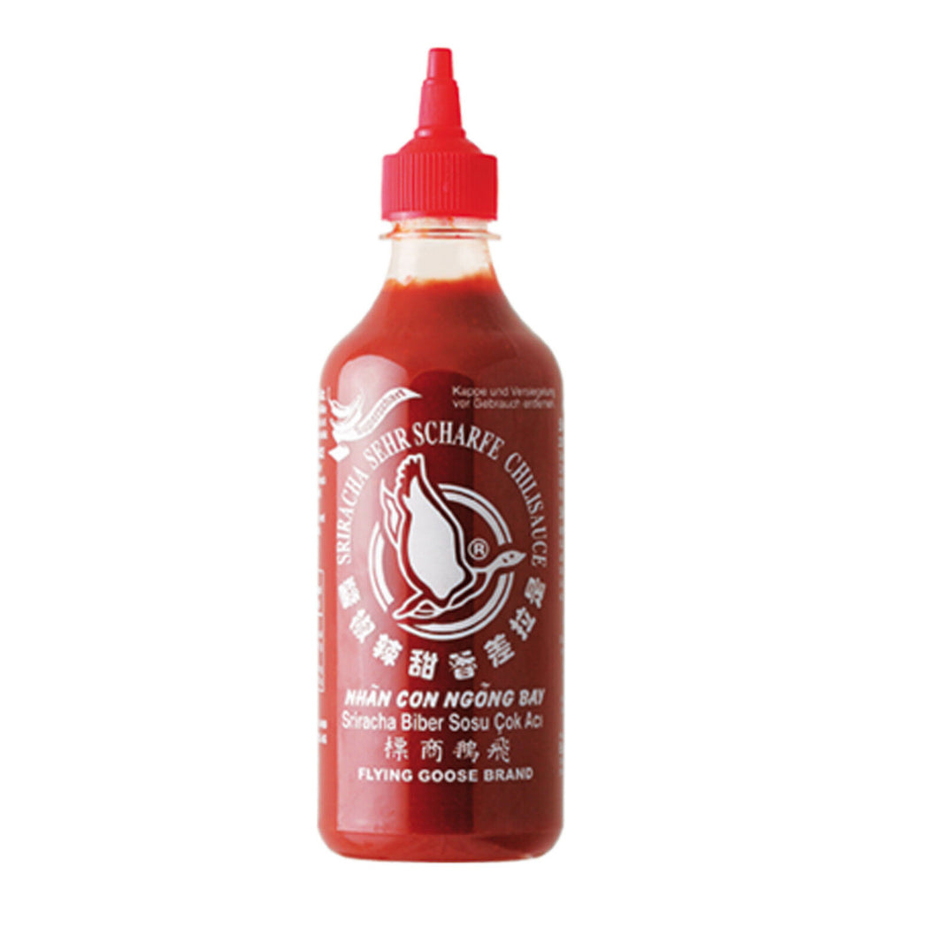 Flying Goose - sehr scharfe Sriracha Chilisauce 70% Chili - 455ml