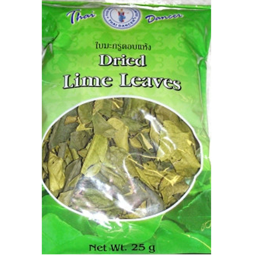 25g getrocknete Kaffir Limettenblätter Thai Dancer Limetten Blätter Lime Leaves