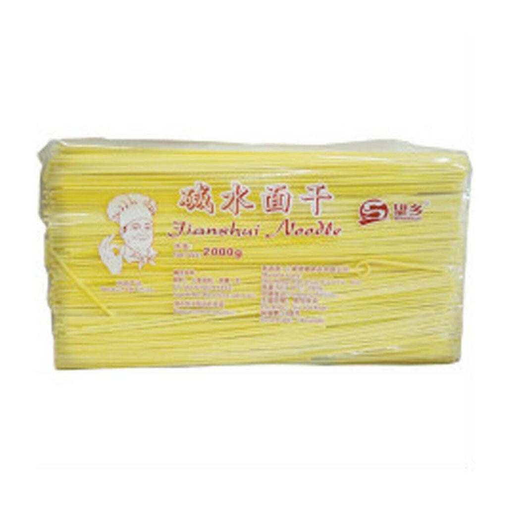 2000g Jianshui Weizennudeln Shandong Wheatsun Food Jianshui Style Noodles 2 Kilo